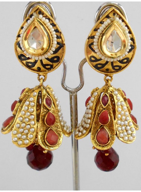 Polki Earrings